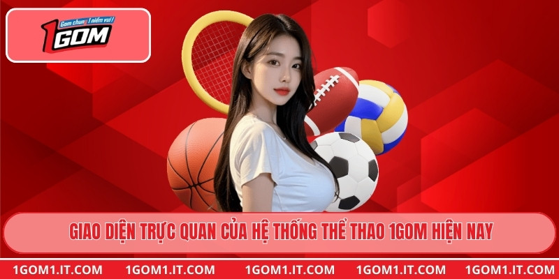 Giao diện trực quan của hệ thống thể thao 1gom hiện nay