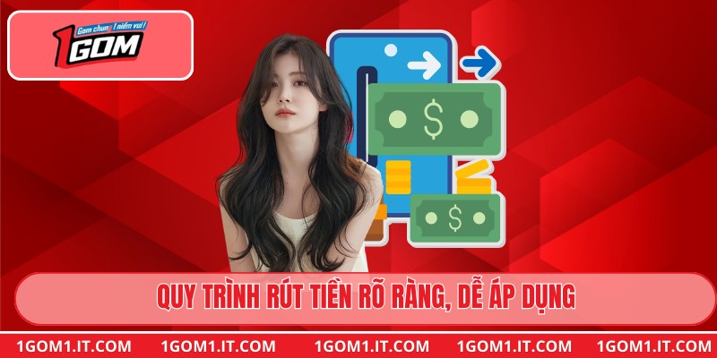 Quy trình rút tiền rõ ràng, dễ áp dụng
