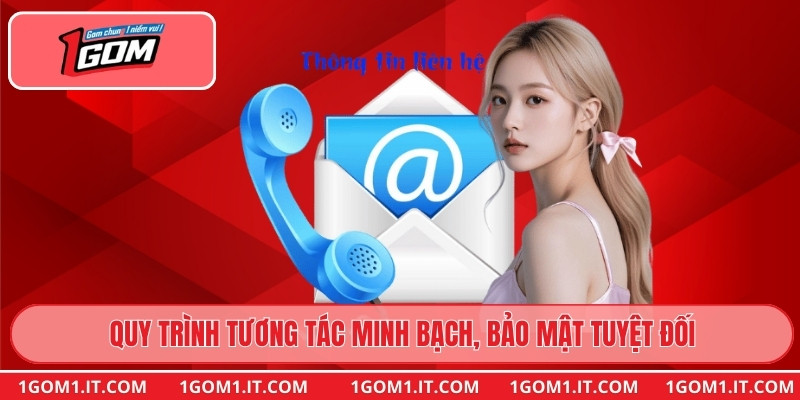 Quy trình tương tác minh bạch, bảo mật tuyệt đối